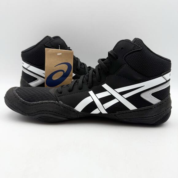 Asics Mens SnapDown 4 Wrestling Shoes US 10 M EU 42.5 Black White NIB - Picture 8 of 13